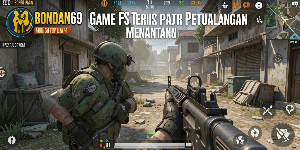Gameplay BONDAN69 yang menegangkan di arena FPS.