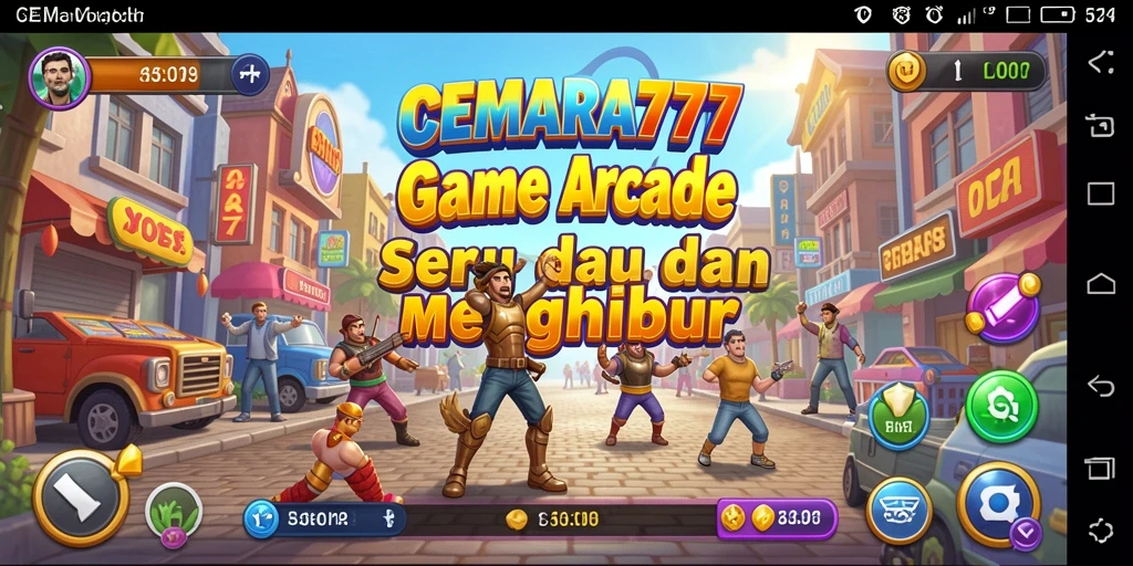 Tampilan gameplay seru dalam CEMARA777 yang menantang.