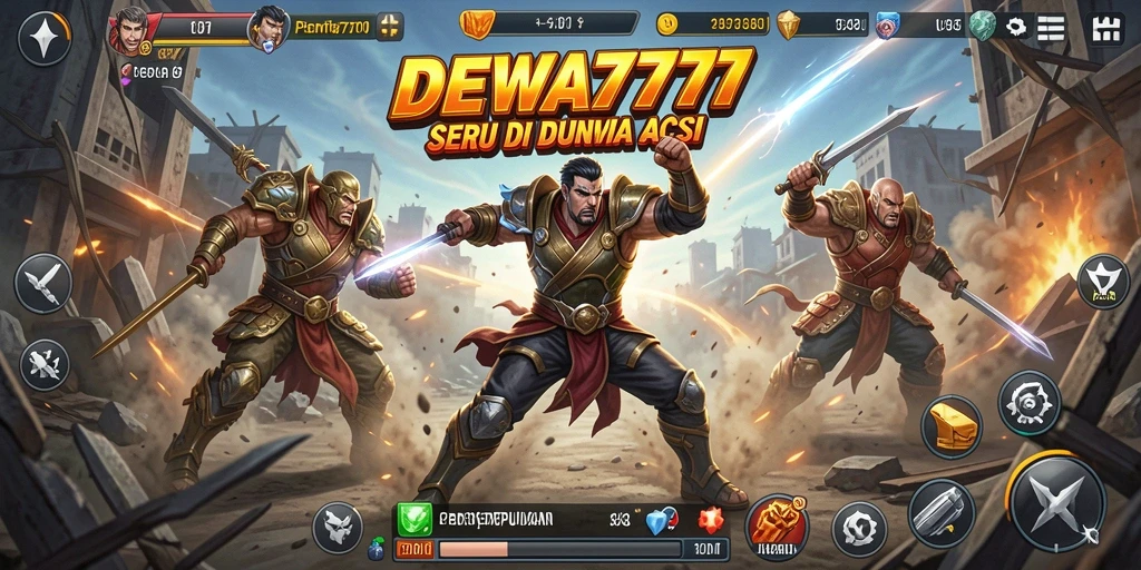 Tampilan seru dari gameplay DEWA777 yang penuh aksi.