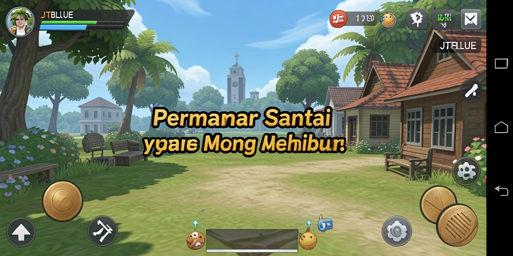 Screenshot permainan JTBLUE yang menunjukkan keseruan gameplay Casual.