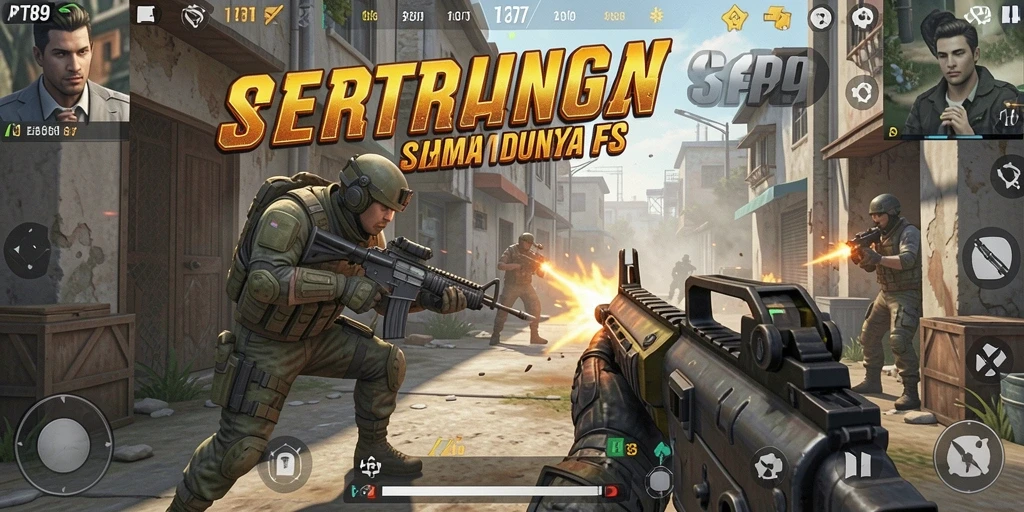 Tampilan gameplay PT89 yang penuh aksi dan strategi.