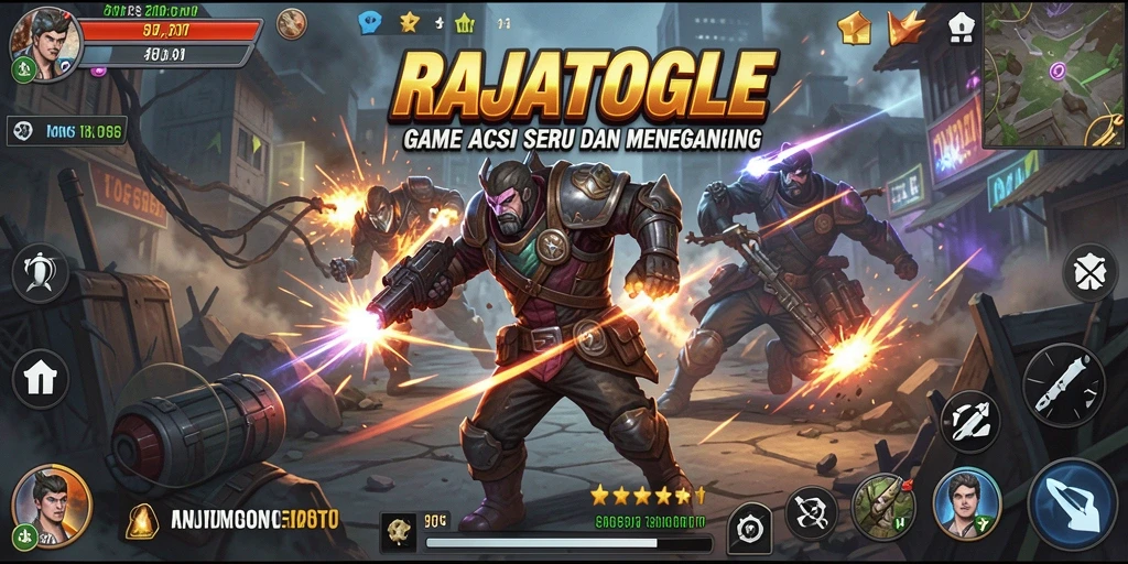 Screenshot utama RAJATOGEL menampilkan aksi mendebarkan di gameplay.