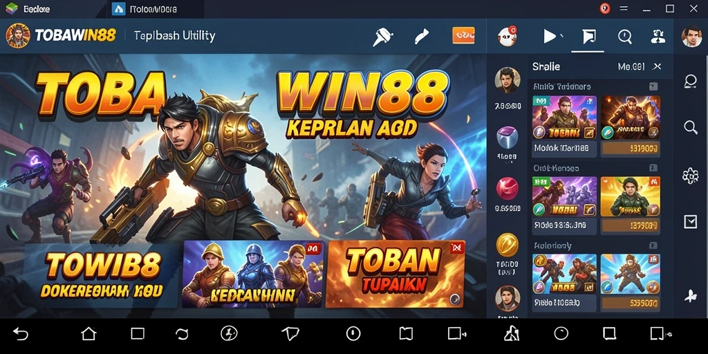 Tampilan antarmuka TOBAWIN88 yang user-friendly dan praktis.